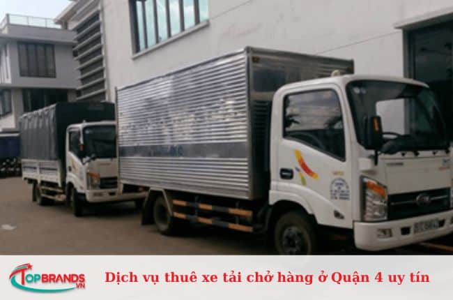 Top 8 dịch vụ cho thuê xe tải chở hàng ở Quận 4 giá rẻ, uy tín