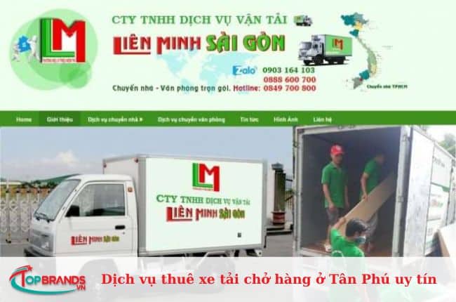 Top dịch vụ cho thuê xe tải chở hàng ở Tân Phúuy tín