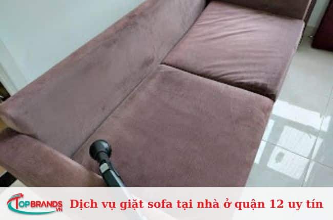 Dịch vụ giặt sofa tại nhà ở quận 12 uy tín