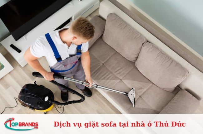 Dịch vụ giặt sofa tại nhà ở Thủ Đức uy tín