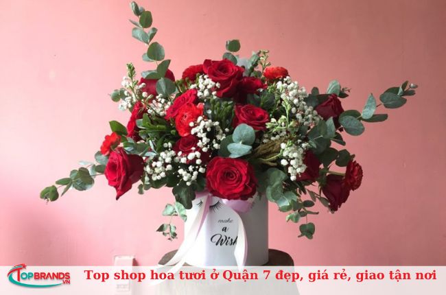 Top shop hoa tươi ở quận 7 đẹp, giá rẻ, giao tận nơi