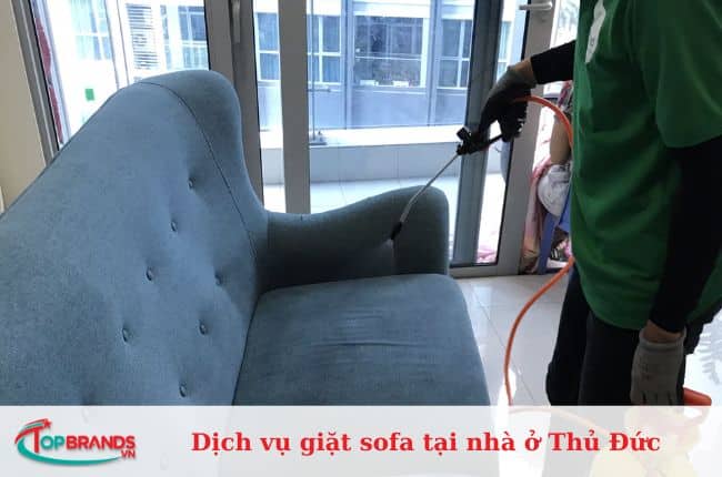 Dịch vụ giặt sofa tại nhà ở Thủ Đức uy tín