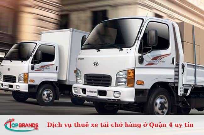 Top dịch vụ cho thuê xe tải chở hàng ở Quận 4 giá rẻ, uy tín