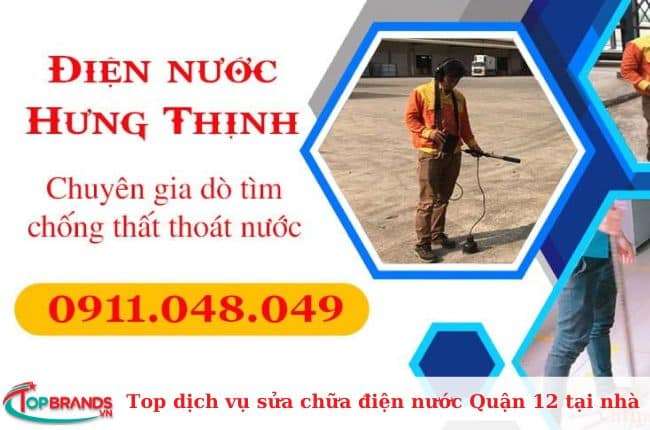 Top dịch vụ sửa chữa điện nước tại Quận 12