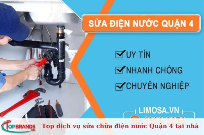 Top dịch vụ sửa chữa điện nước tại Quận 4