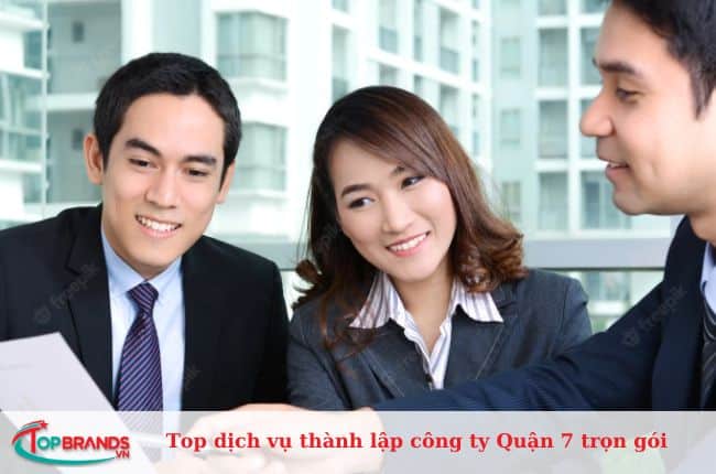 Top dịch vụ thành lập công ty Quận 7 trọn gói