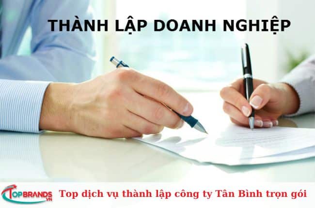 Top dịch vụ thành lập công ty Tân Bình