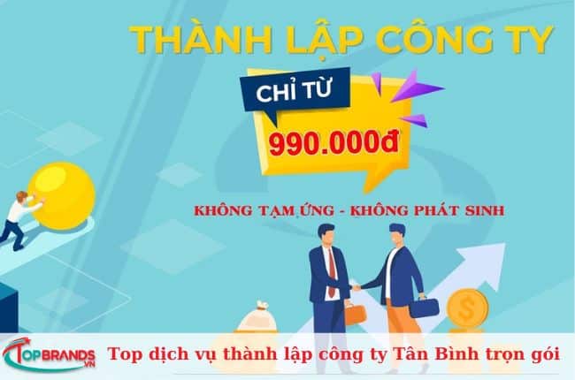 Top dịch vụ thành lập công ty Tân Bình