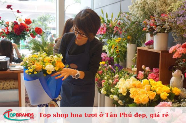 Shop hoa tươi tại quận Tân Phú