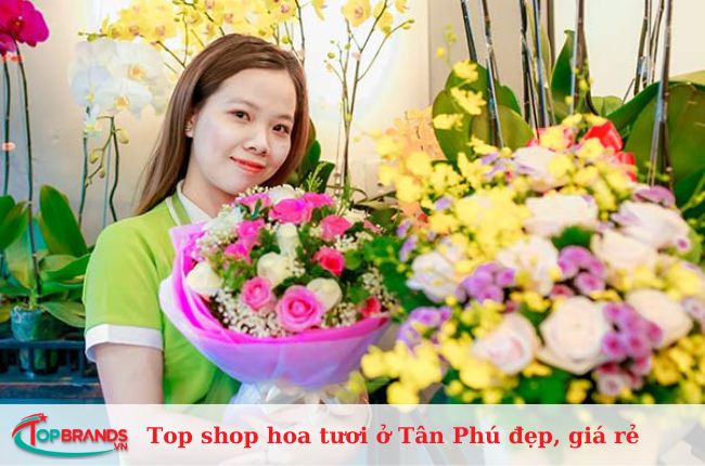 Ccửa hàng chuyên cung cấp đa dạng các loại hoa