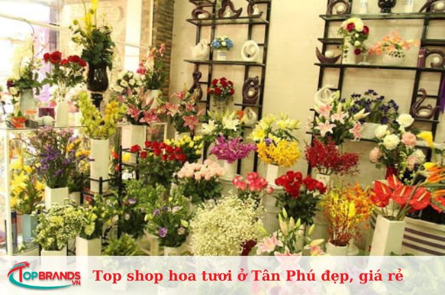 Shop hoa tươi quận Tân Phú vô cùng nổi tiếng