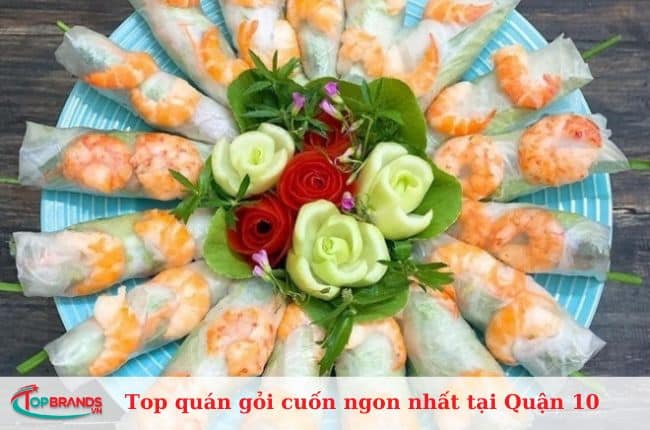 Top quán gỏi cuốn ngon nhất tại Quận 10