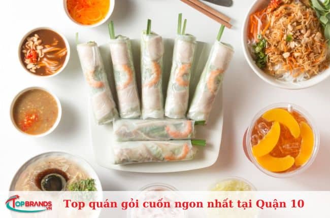 Top quán gỏi cuốn ngon nhất tại Quận 10