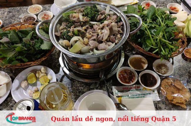 Quán lẩu Dê Mơ