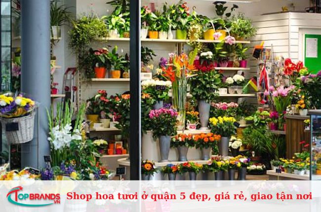Top shop hoa tươi ở quận 5 đẹp, giá rẻ, giao tận nơi