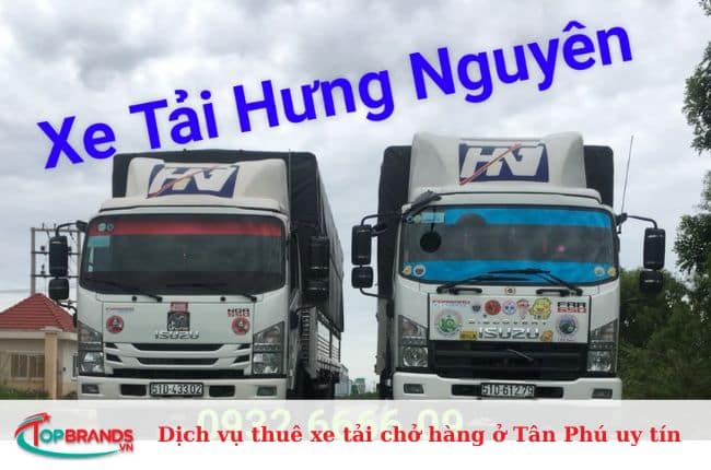 Top dịch vụ cho thuê xe tải chở hàng ở Tân Phúuy tín