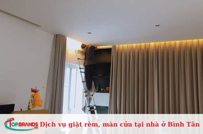 Top dịch vụ giặt rèm cửa, màn cửa tại nhà ở Bình Tân