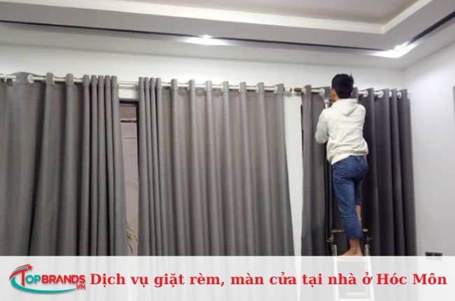 Top dịch vụ giặt rèm cửa, màn cửa tại nhà ở Hóc Môn