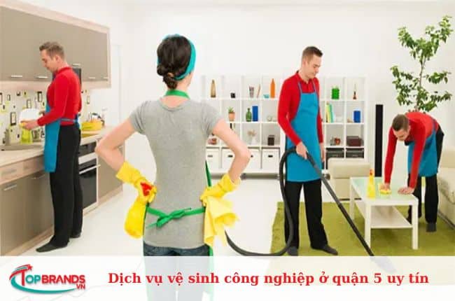 Dịch vụ vệ sinh công nghiệp ở quận 5 uy tín