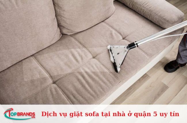 Dịch vụ giặt sofa tại nhà ở quận 5 uy tín