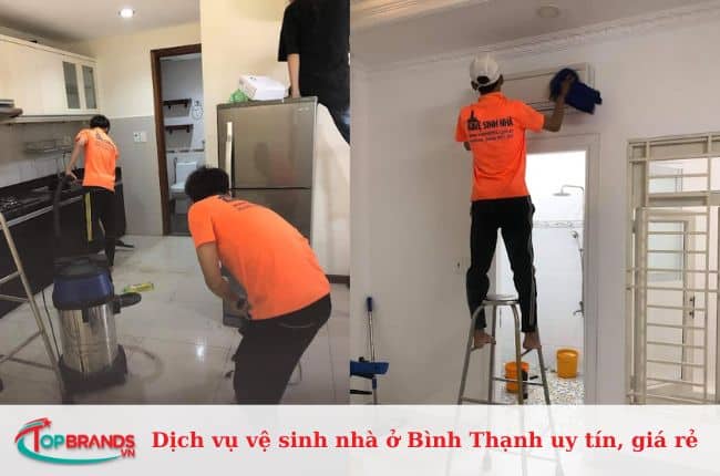 Top dịch vụ vệ sinh nhà ở tại Bình Thạnh uy tín, giá rẻ