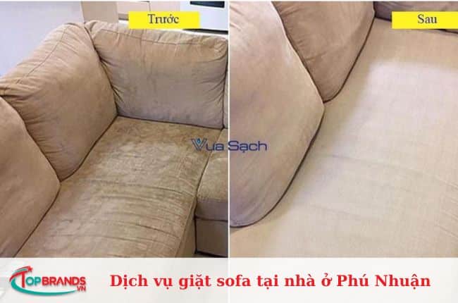 Dịch vụ giặt sofa tại nhà ở Phú Nhuận uy tín