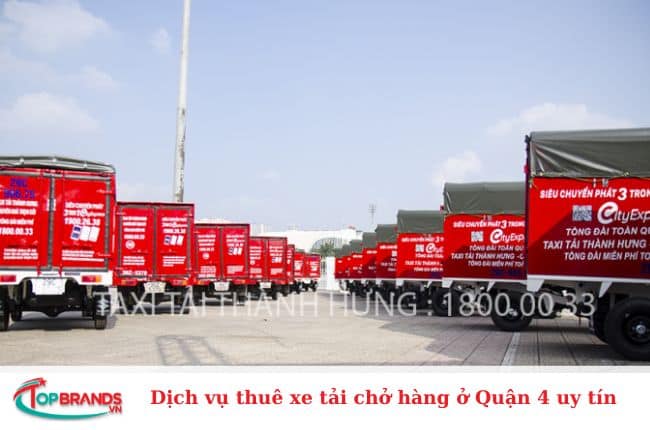 Top 8 dịch vụ cho thuê xe tải chở hàng ở Quận 4 giá rẻ, uy tín