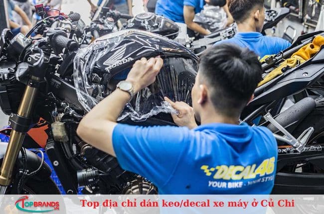 Top địa chỉ dán keo/decal xe máy ở Củ Chi