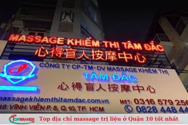 Massage Khiếm Thị Tâm Đắc