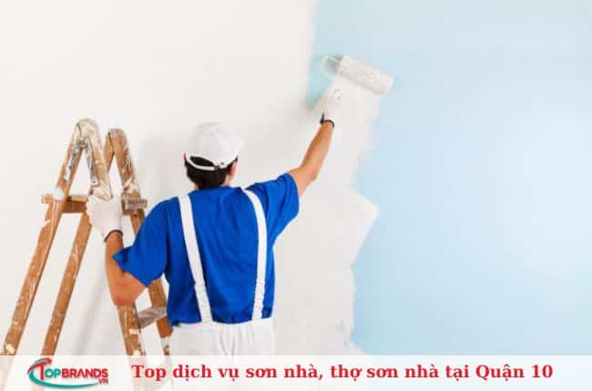 Top dịch vụ sơn nhà, thợ sơn nhà tại Quận 10