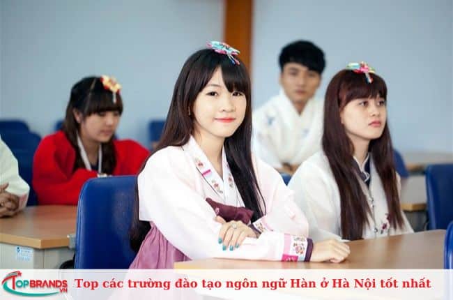 Top các trường đào tạo ngôn ngữ Hàn ở Hà Nội tốt nhất