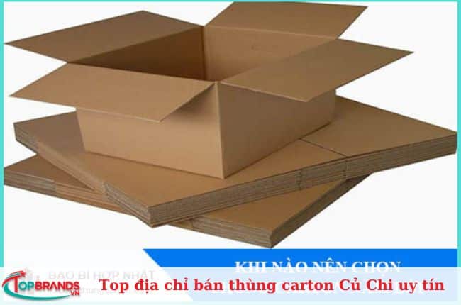 Mua bán thùng carton cũ dọn nhà huyện củ chi – Bao Bì hợp Nhất