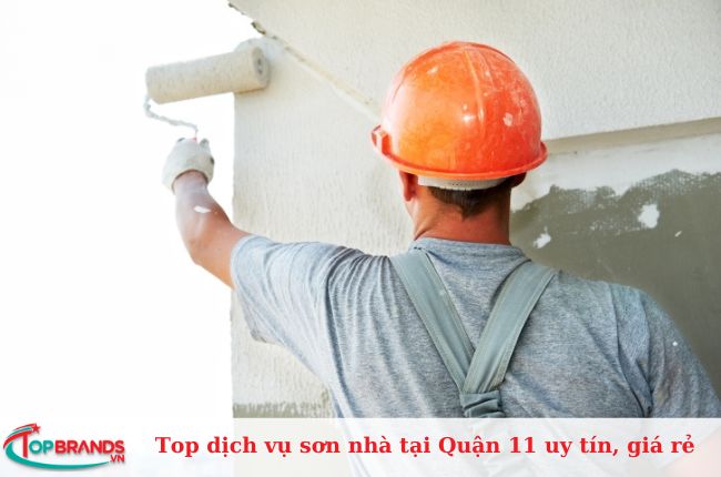 Top 10 dịch vụ sơn nhà, thợ sơn nhà tại Quận 11 uy tín, giá rẻ