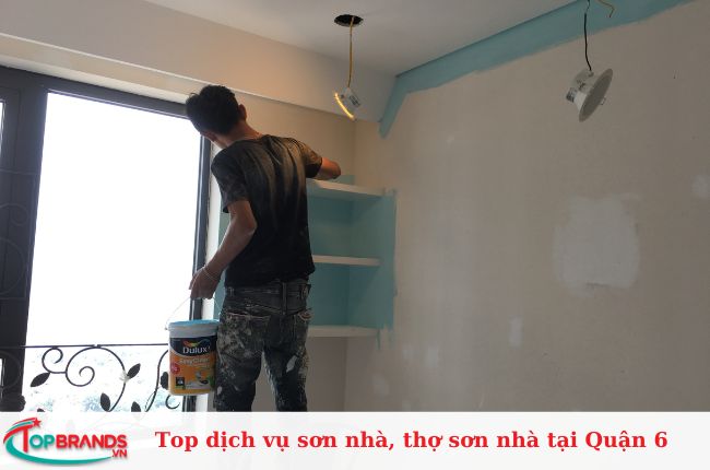 Top dịch vụ sơn nhà, thợ sơn nhà tại Quận 6 sửa 