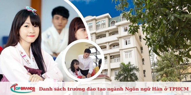 các trường đại học có ngành ngôn ngữ hàn tphcm