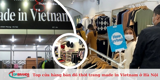 cửa hàng thời trang made in Vietnam ở Hà Nội