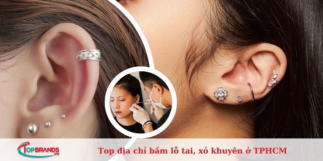 địa chỉ bấm lỗ tai, xỏ khuyên ở TPHCM