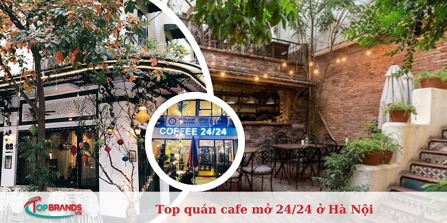 quán cafe mở 24/24 ở Hà Nội