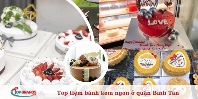 bánh kem ngon ở quận Bình Tân