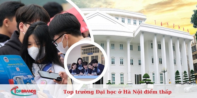 trường đại học điểm thấp ở Hà Nội