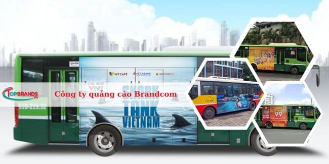 Dịch vụ quảng cáo trên xe bus Brandcom