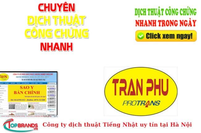 Công ty dịch thuật Trần Phú