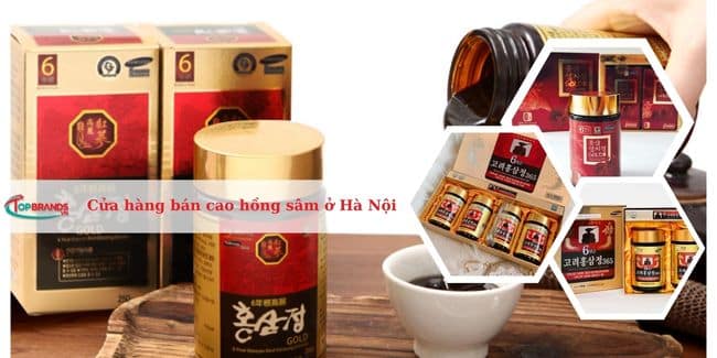 Top 10 Cửa hàng bán cao hồng sâm tại Hà Nội uy tín nhất