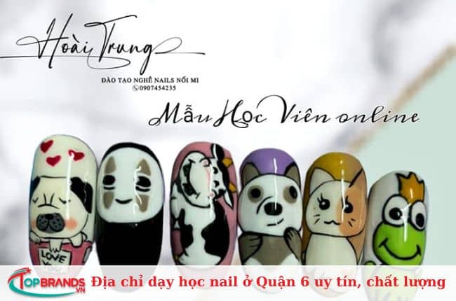 Cơ sở đào tạo nghề nail Quận 6 chuyên nghiệp