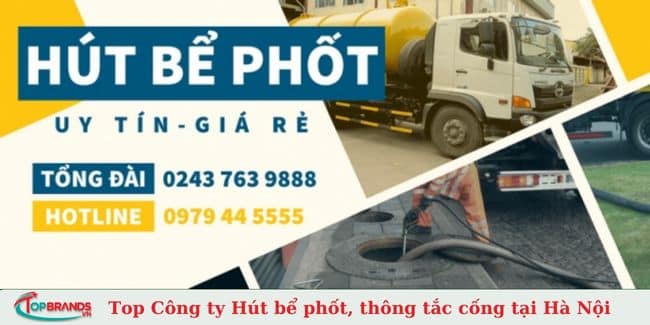 công ty hút bể phốt – thông cống Thăng Long Envico