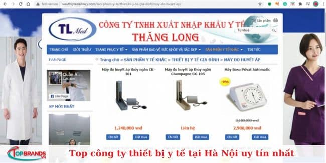 Công ty TNHH xuất nhập khẩu y tế Thăng Long