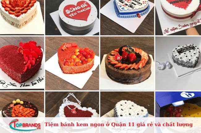 Cửa hàng bánh kem ở Sài Gòn