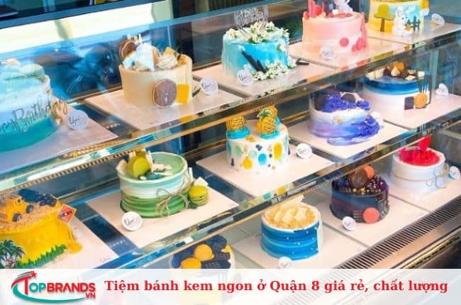 Một trong những thương hiệu bánh kem Quận 8 nổi tiếng