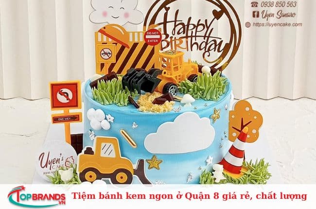 Tiệm bánh kem ngon ở Quận 8