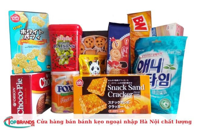 Cửa hàng bán bánh kẹo ngoại nhập tại Hà Nội uy tín và chất lượng